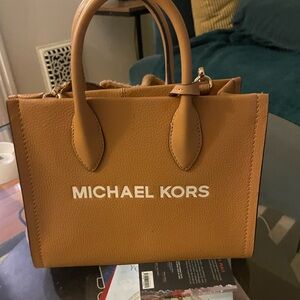 Michael Kors Brown Leather Satchel